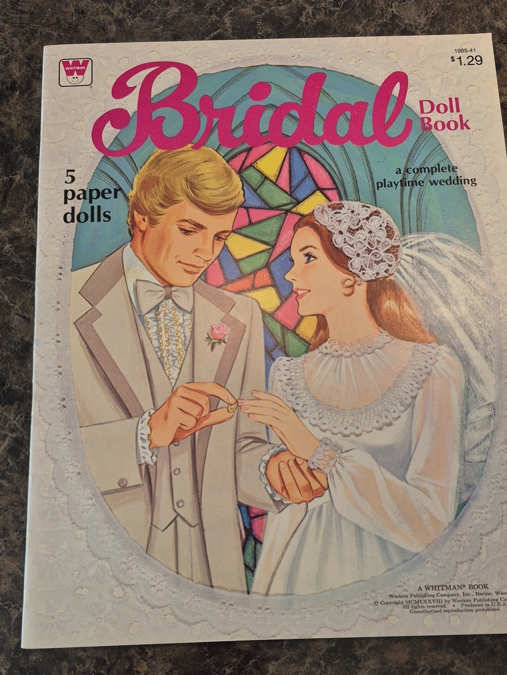 Bridal Doll Book Vintage Paper Dolls